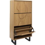 Meuble � chaussures en mdf et m�tal calypso