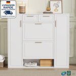 Meuble � chaussures - meuble d'entr�e coffre rangement pour chaussures - contemporain - plusieurs espaces ...