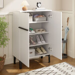 Meuble � chaussures d'entr�e avec portes, 3 �tag�res, meuble de rangement pour salon / chambre, 60�31, ...