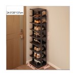 Ikodm - meuble  chaussures tagre  chaussures  9 niveaux pour un rangement peu encombrant dans le ...