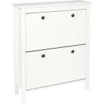 Meuble � chaussures �troit blanc meubl pour le hall d'entr�e en mdf