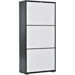 Meuble  chaussures masseo noir et blanc laqu