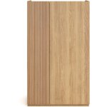 Herdasa, meuble  chaussures en mlamine, akra, chne dor - lattes