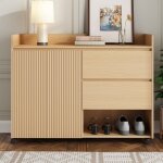 Meuble � chaussures mobile - roues frein universelles - arceau sup�rieur - �tages r�glables - charni�res ...