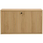 Drawer ? meuble � chaussures mural en bois 71, 6cm ? bois clair ? design contemporain avec porte � lattes ...