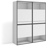 Skraut home - meuble à chaussures, meuble rangement chaussures, 120x145x35 cm, chambre à coucher, pièce, ... Skraut home - meuble à chaussures, meuble rangement chaussures, 120x145x35 cm, chambre à coucher, pièce, ...