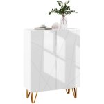 Meuble  chaussures meuble de rangement  chaussures 2 portes tagres rglables 72 x 31, 5 x 95 cm blanc ...