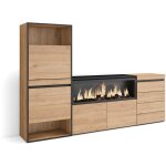 Meuble � chaussures, meuble rangement chaussures, 224x145x35 cm, chambre � coucher, pi�ce, chemin�e �lectrique ...