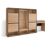 Skraut home - meuble  chaussures, meuble rangement chaussures, 250x145x35 cm, chambre  coucher, pice, ...