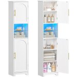 Meuble colonne de bain, meuble de rangement armoire de rangement