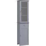Meuble colonne de salle de bain placard porte acrylique 2 �tag�res placard porte 1 �tag�re tiroir mdf ...