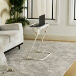 Meubles cosy - petite table pliante, table pour ordinateur portable, r�glable en hauteur requis plateau ...