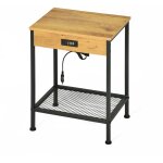 Table d'appoint avec station de charge et 4 ports usb bouts de canapé design à 2 niveaux guéridon meuble ... Table d'appoint avec station de charge et 4 ports usb bouts de canapé design à 2 niveaux guéridon meuble ...