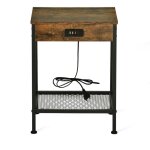 Table d'appoint avec station de charge et 4 ports usb bouts de canapé design à 2 niveaux guéridon meuble ... Table d'appoint avec station de charge et 4 ports usb bouts de canapé design à 2 niveaux guéridon meuble ...