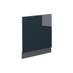 Meuble de cuisine fame - line, bleu fonc� brillant, 60 cm, vicco