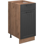 Meuble cuisine fame - line, gris fonc�, 40cm sans pt, vicco