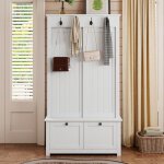 Meuble entr�e 180 cm, ensemble de meubles d'entr�e, design int�gr� scarpiera et penderie avec rangement ...
