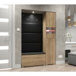 Viva - meuble d'entre gf84, 120 x 35 x 182 cm, chne sonoma