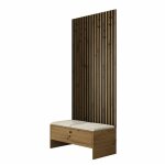 Mobilier1 - meuble d'entre hartford 321, abriamo 3, 206x85x44cm, stratifi, tapisserie,  poser