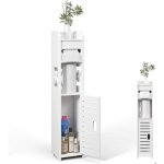 Meuble tagre wc, organisateur de rangement, meuble troit pour papier toilette, tagres rglables, ...