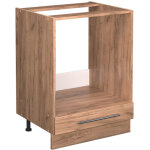 Meuble pour four fame - line, ch�ne de force dor�, 60cm sans pt, vicco