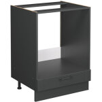 Meuble pour four fame - line, gris fonc�, 60cm sans pt, vicco