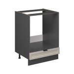 Meuble pour four fame - line, grisbeige, 60 cm sans plan de travail, vicco