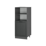 Vicco - meuble pour four r - line, anthracite campagne, 60cm
