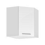 Meuble haut d'angle de cuisine ' salma' - blanc - l 60 x h 72 cm - livraison gratuite Meuble haut d'angle de cuisine ' salma' - blanc - l 60 x h 72 cm - livraison gratuite