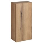 Meuble haut de salle de bain � suspendre nova oak en ch�ne 20 x 57 cm