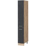 Vicco - meuble haute de cuisine r - line, béton noir, 30 cm Vicco - meuble haute de cuisine r - line, béton noir, 30 cm