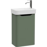 Meuble lave mains vitra sento round vert avec plan vasque céramique 45 cm Meuble lave mains vitra sento round vert avec plan vasque céramique 45 cm