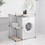 Maisonchic - meuble pour machine à laver, meuble pour wc sur la machine à laver crème 87x55x90, 5 cm ... Maisonchic - meuble pour machine à laver, meuble pour wc sur la machine à laver crème 87x55x90, 5 cm ...