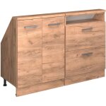 Meuble mansard� rion, ch�ne de force dor�, lot de 2, vicco