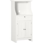 Mh - meuble micro - ondes de cuisine canoas blanc
