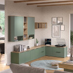 Meuble - paroi wido, vert, 9 parties, vicco