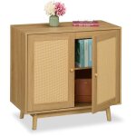Relaxdays - meuble de rangement, 2 compartiments, h x l x p : 75 x 80 x 40 cm, pour la cuisine ou le ... Relaxdays - meuble de rangement, 2 compartiments, h x l x p : 75 x 80 x 40 cm, pour la cuisine ou le ...