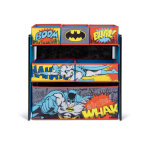 Meuble de rangement 6 paniers en bois batman - 62x30x60cm
