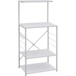 Meubles de rangement?armoire � micro - ondes blanc 60x39, 6x123 cm bois d'ing�nierie cfw213332