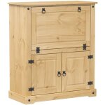 Meubles de rangement?armoire � vin corona 97x45x114 cm bois de pin massif cfw305713