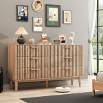 Meuble de rangement en bois, meuble profondeur 30cm, armoire � tiroirs avec dispositif anti - basculement, ...