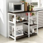 Meuble rangement desserte de cuisine, etagres de cuisine pour le stockage, tagre four  micro - ondes ...