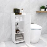 Meuble de salle de bain, armoire de salle de bain �troite, armoire lat�rale pour toilette, pour salon, ...