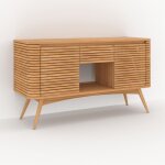 Rendez - vous déco - meuble de salle de bain en bois de teck 140 cm avec une niche - auguste Rendez - vous déco - meuble de salle de bain en bois de teck 140 cm avec une niche - auguste