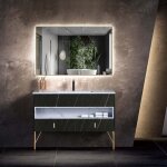 Meuble de salle de bain mural or de chez hudor () design idéal pour une salle de bain au style moderne, ... Meuble de salle de bain mural or de chez hudor () design idéal pour une salle de bain au style moderne, ...