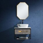 Meuble de salle de bain mural or de chez hudor () design idéal pour une salle de bain au style moderne, ... Meuble de salle de bain mural or de chez hudor () design idéal pour une salle de bain au style moderne, ...
