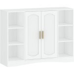 Meuble de salle bain, rangement avec 2 portes, �tag�res r�glables