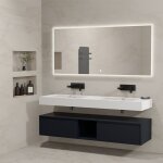 Distribain - meuble de salle de bain romanza 1600 noir