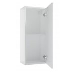 Meuble de salle de bain suspendu, blanc brillant, 71x30 cm, mea