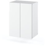 Meuble de salle de bain suspendu au mur, blanc, 40 cm, meuble de salle de bain sur pied
